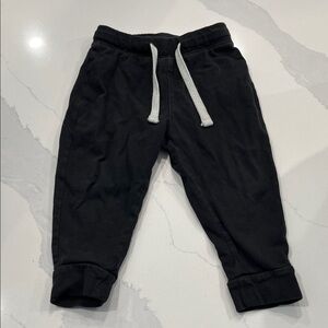 Old Navy Black Kids Sweatpants with White Drawstring